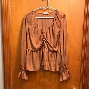 Savanna Jane Ruffle Sleeve Blouse